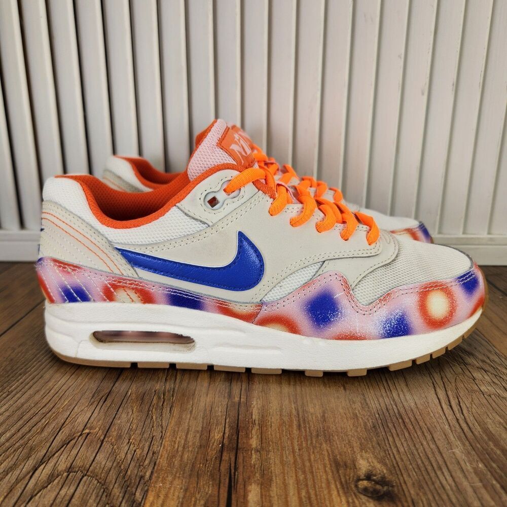 Nike Air Max 1 SE GS Womens 7.5 (6Y) White Orange Everything You Need FN7287-100